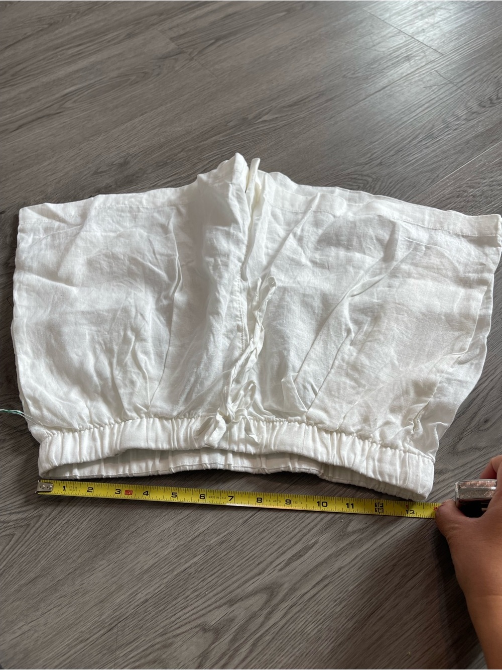NWT by Trovata Charlie short Drawstring pull on Linen Shorts - Picture 7 of 9